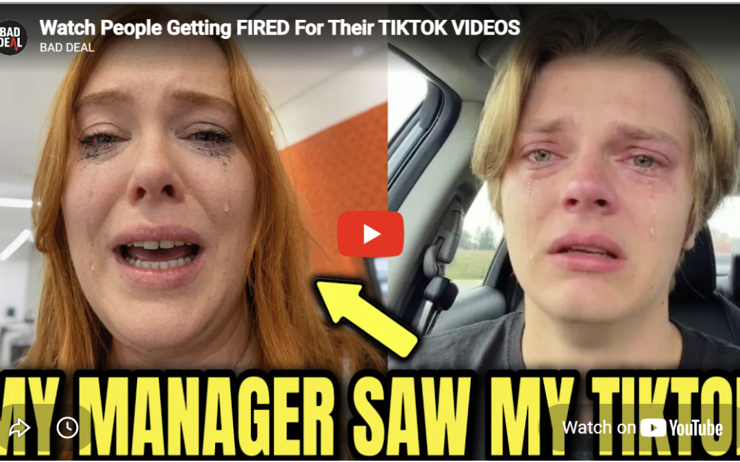 Watch People Getting FIRED For Their TIKTOK VIDEOS