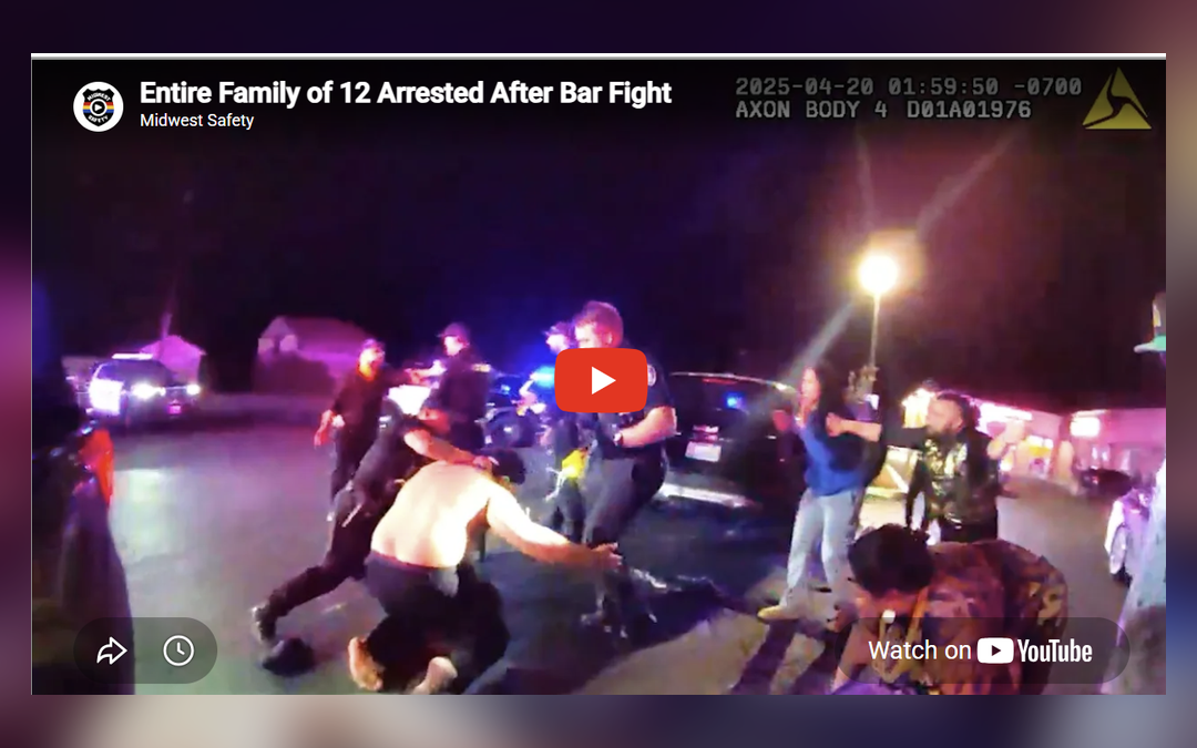 Entire Family of 12 Arrested After Bar Fight